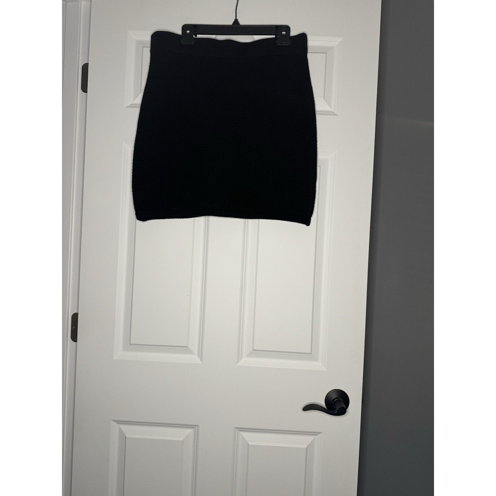 Z Supply Carlita Crochet Mini Skirt Xl Black Nwt 59.00